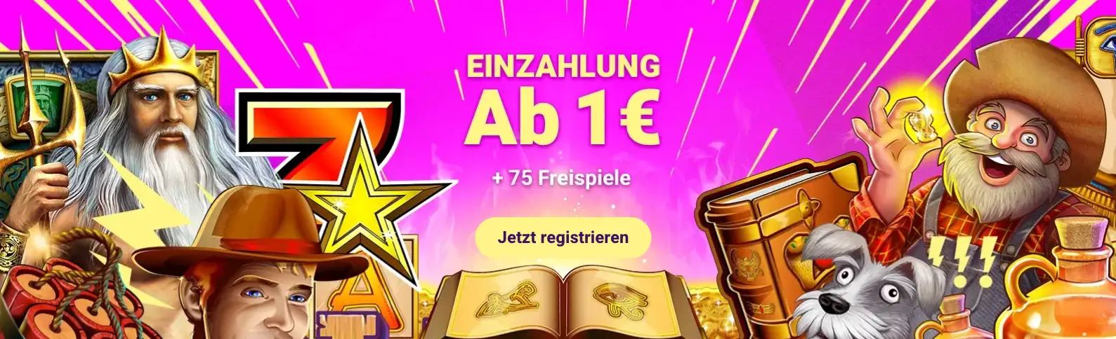 BingBong 75 Freispiele für 1 Euro